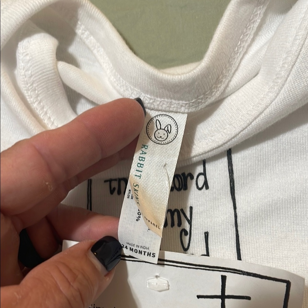 Rabbit Skins White Onsie Bodysuit with Tulle Skirt size 24 months - Picture 2 of 11